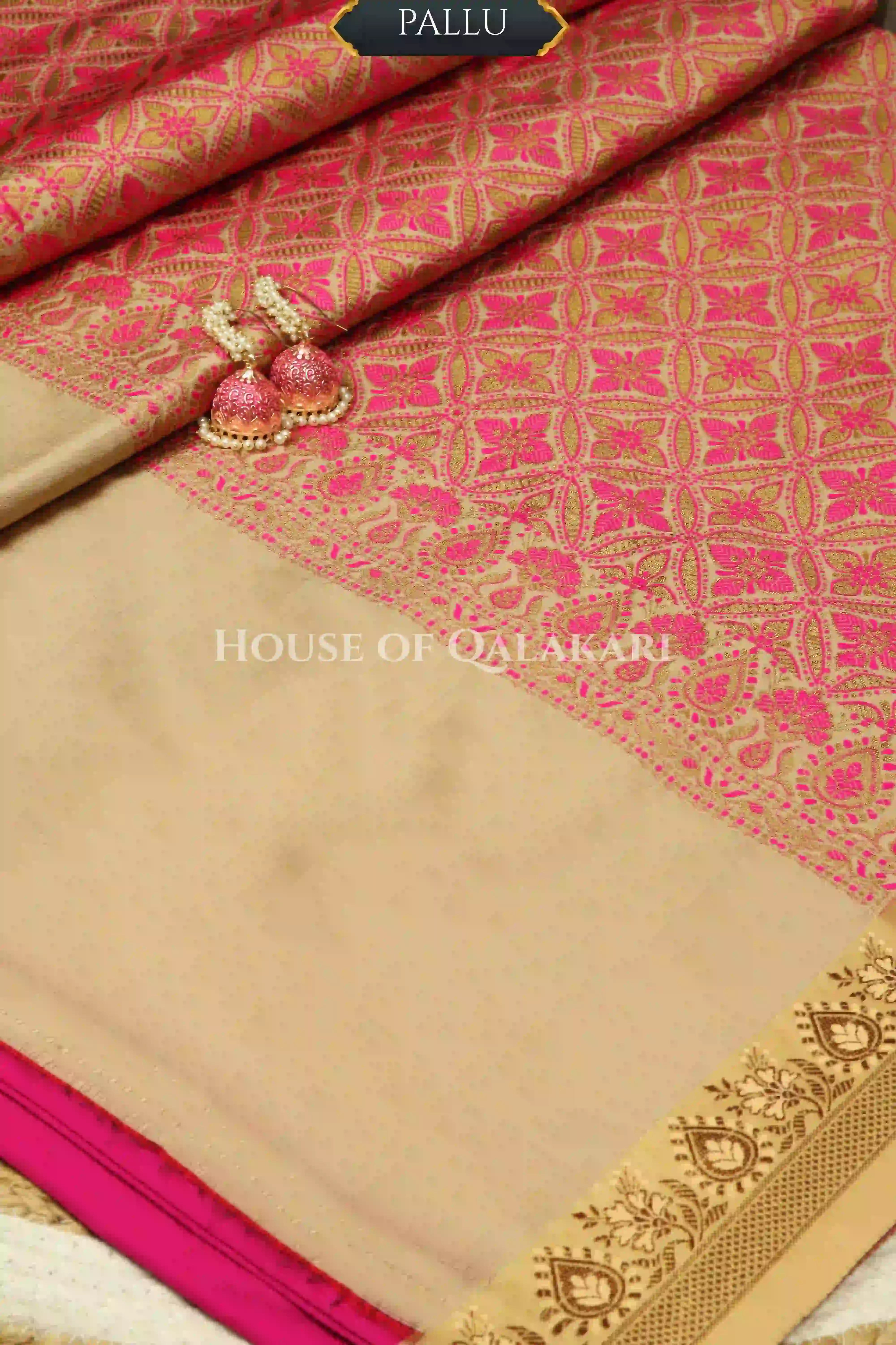 silk saree pallu