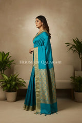 Silk Saree side pose