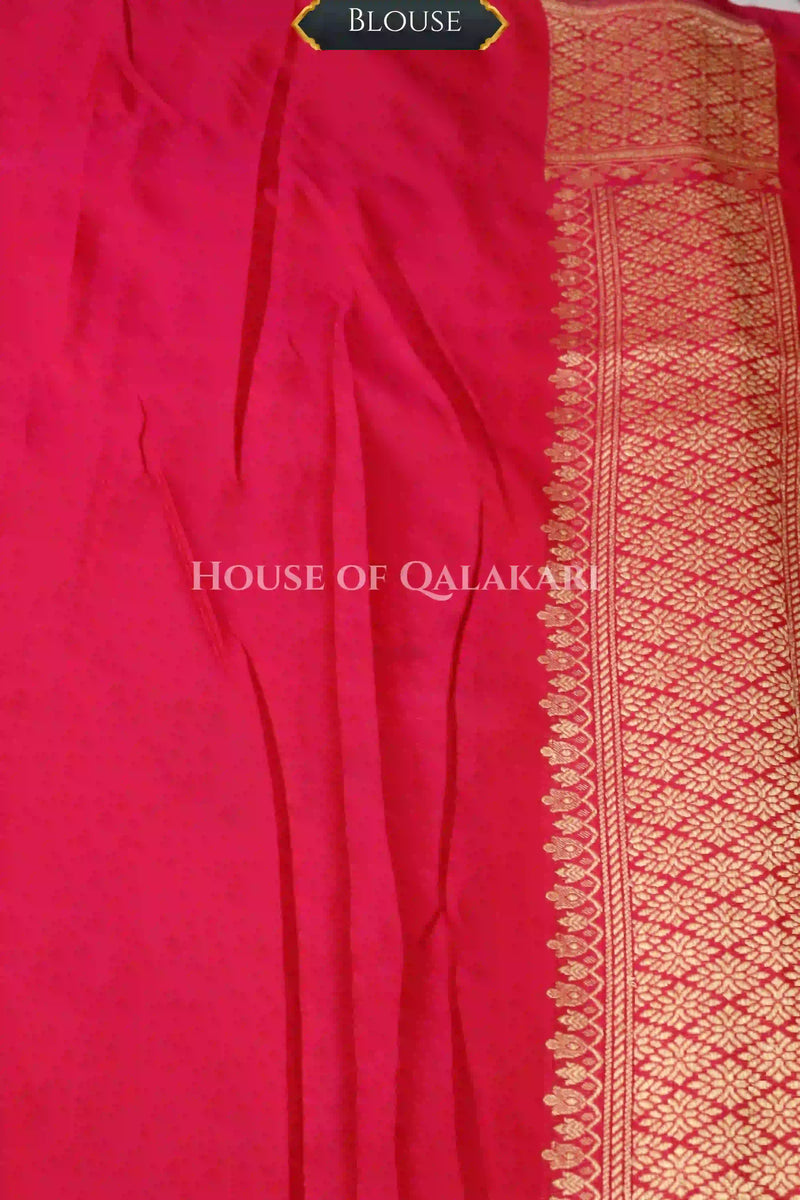 georget silk saree blouse