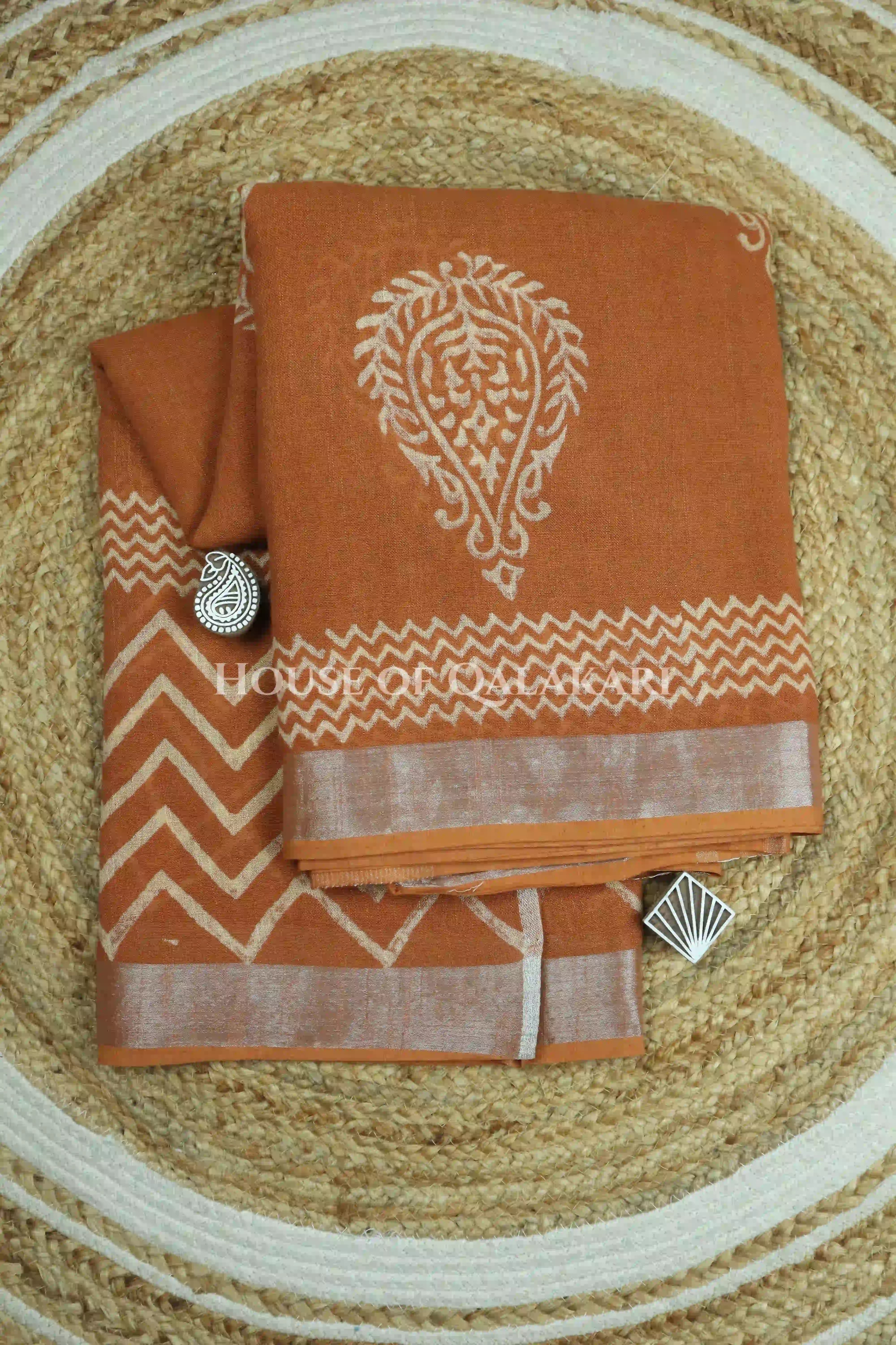 linen cotton saree 492 product