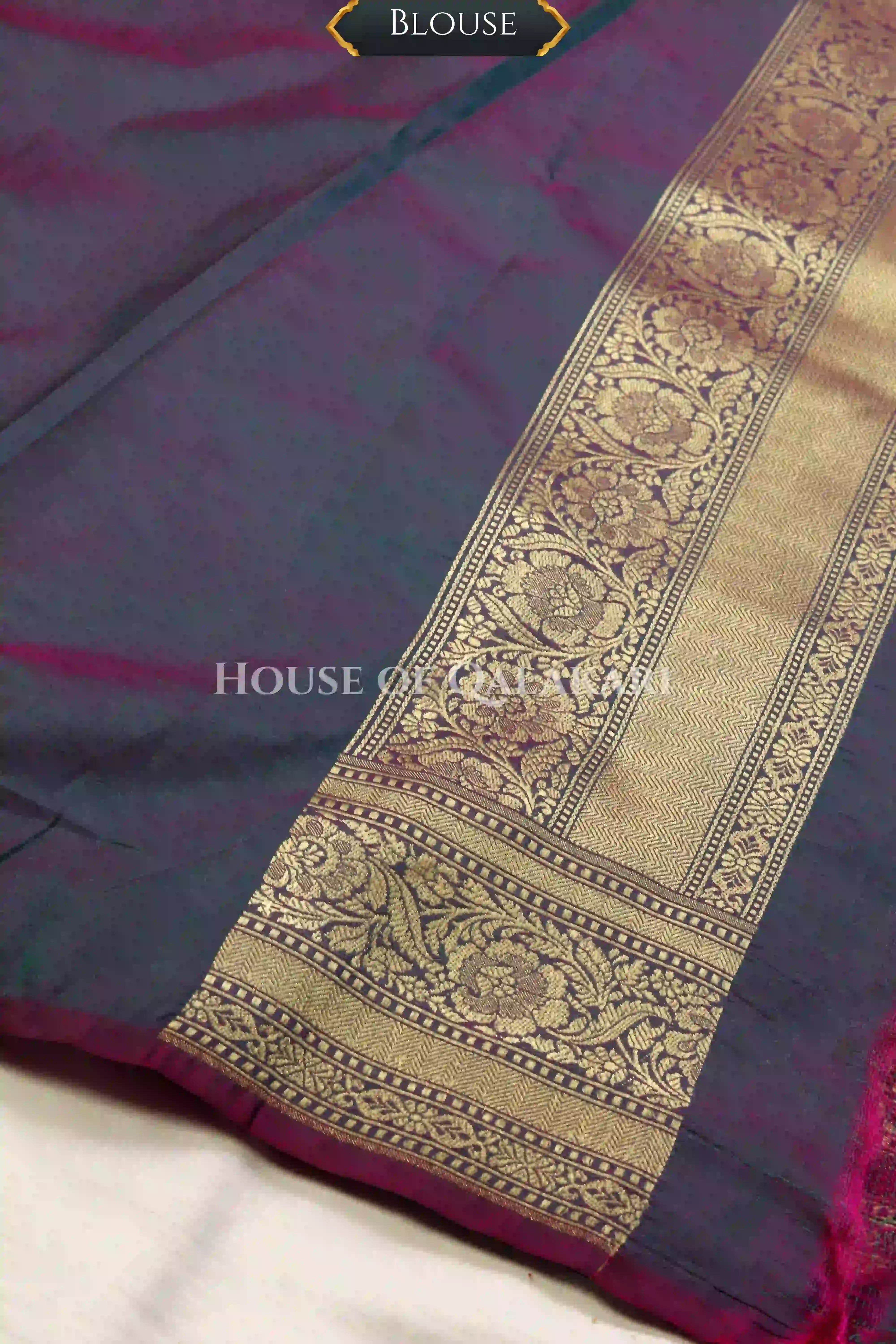 georget silk saree blouse