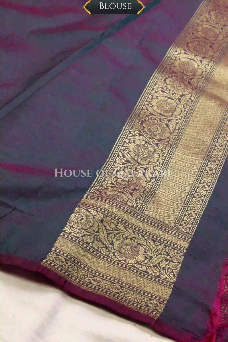georget silk saree blouse