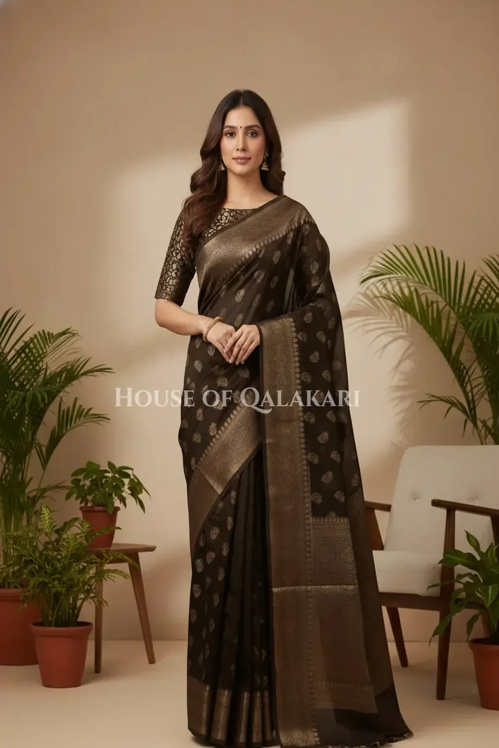 Cotton Saree front pose