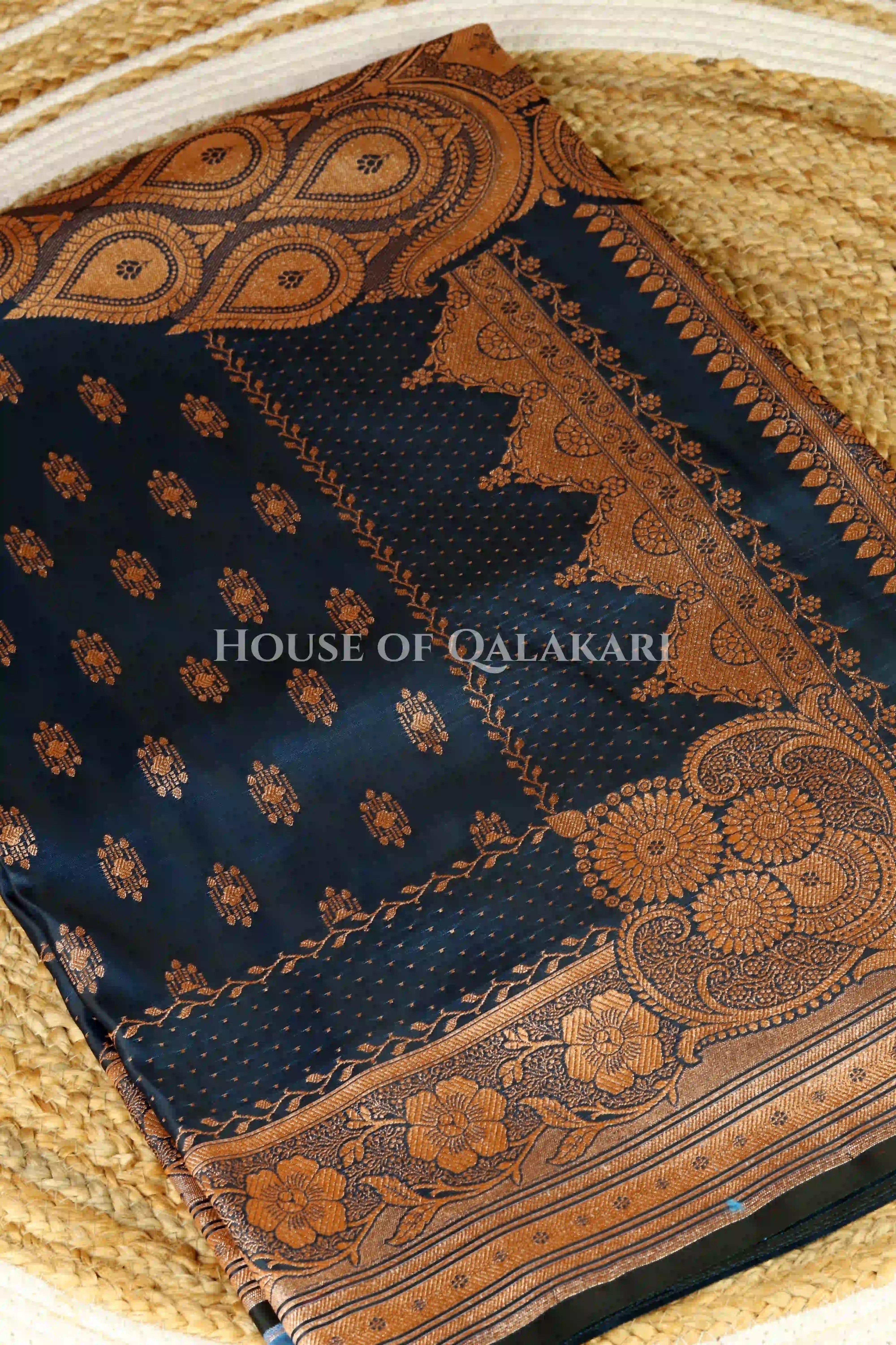Double Katan Silk Saree product