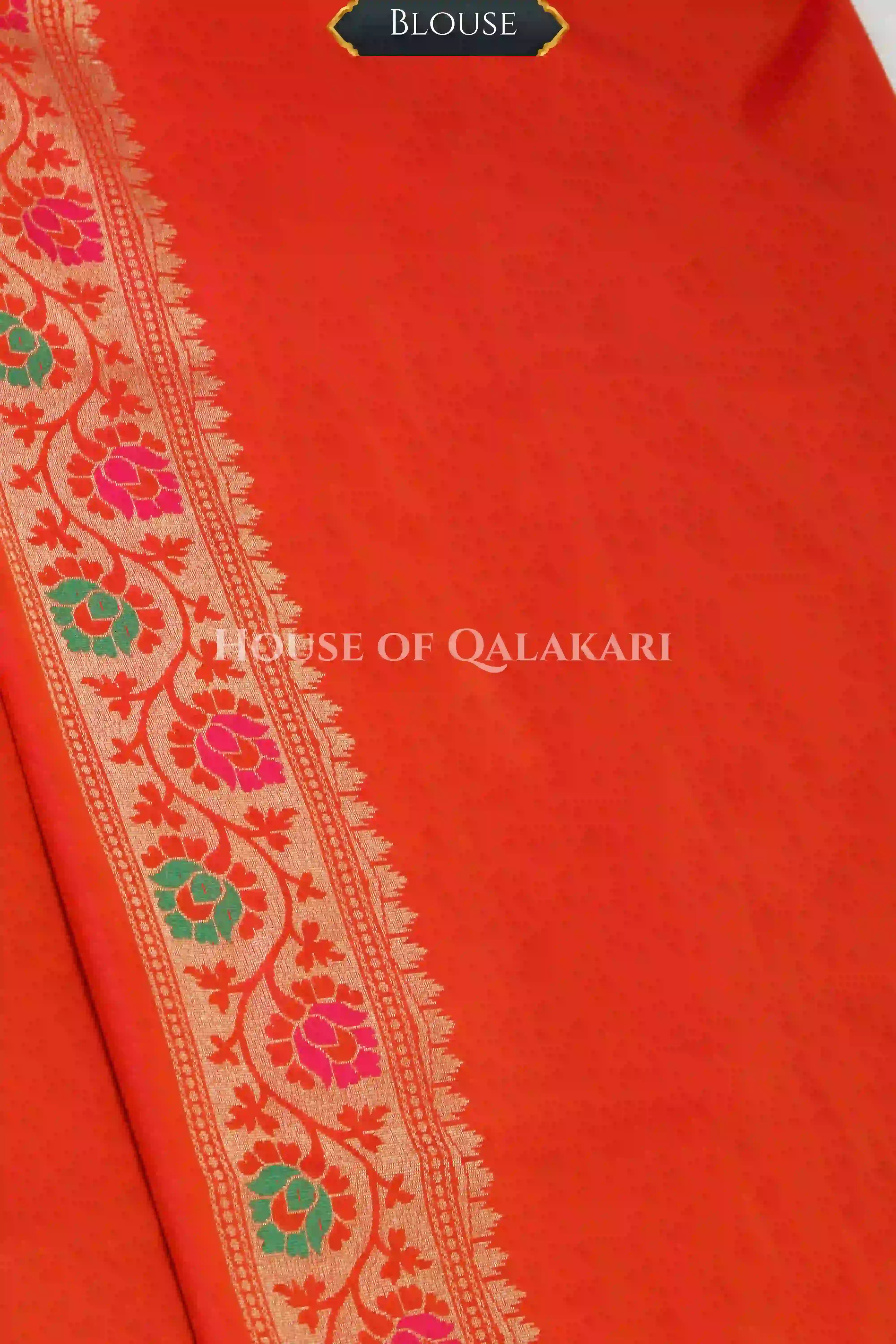georget silk saree blouse