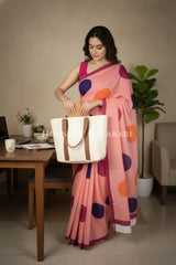 mulmul cotton bagru saree 408 office pose