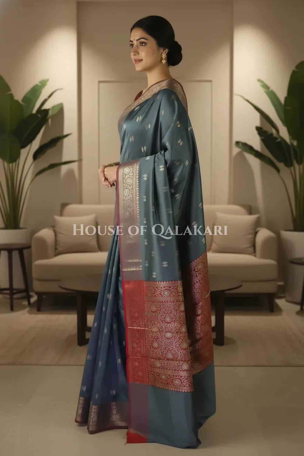 Silk Saree side pose