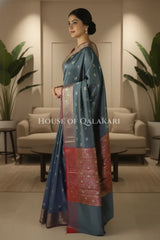 Silk Saree side pose