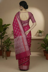mulmul cotton patola saree 0435 back pose