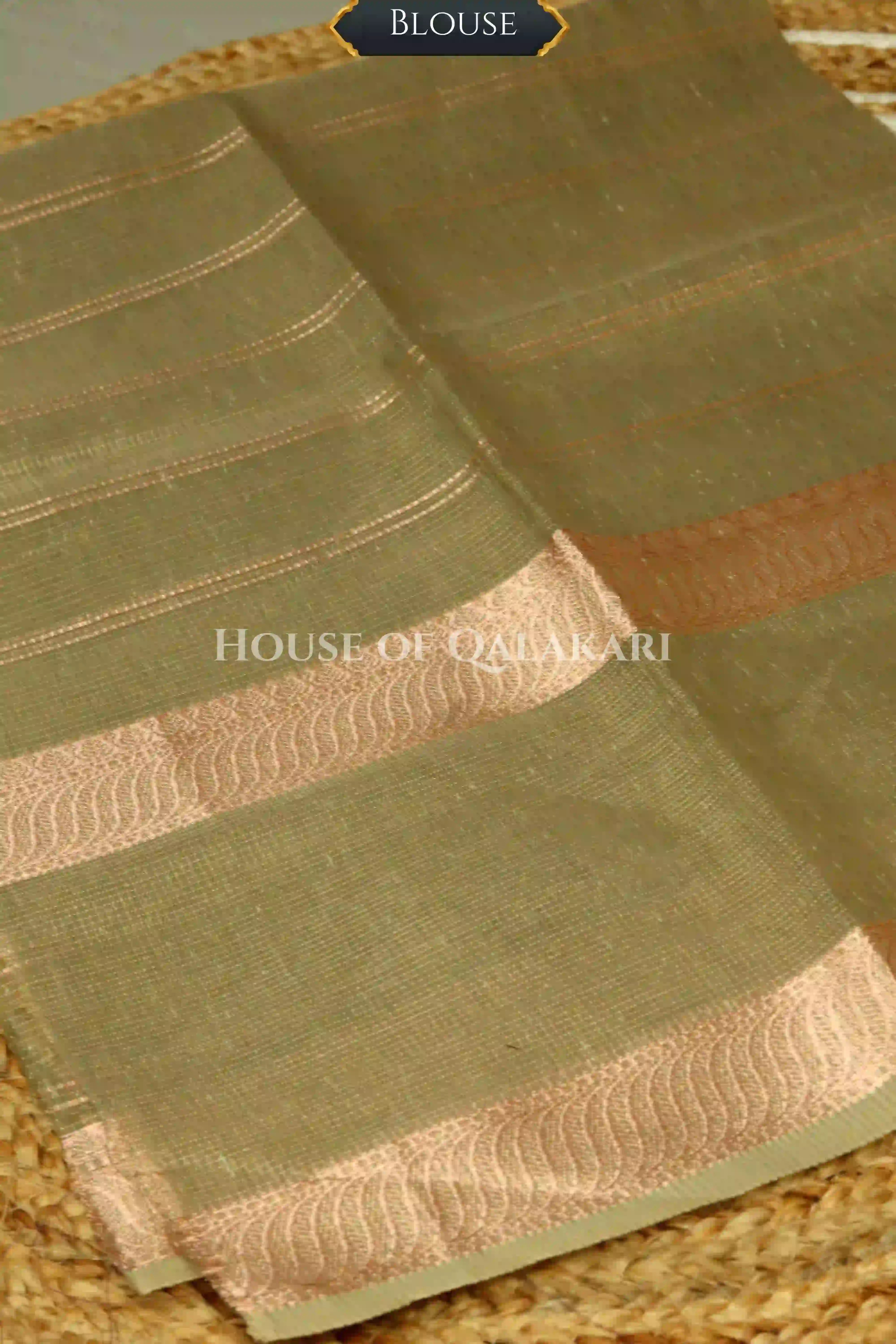 linen saree blouse