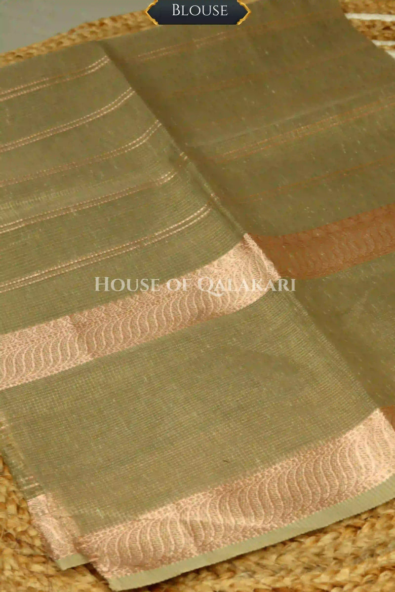 linen saree blouse