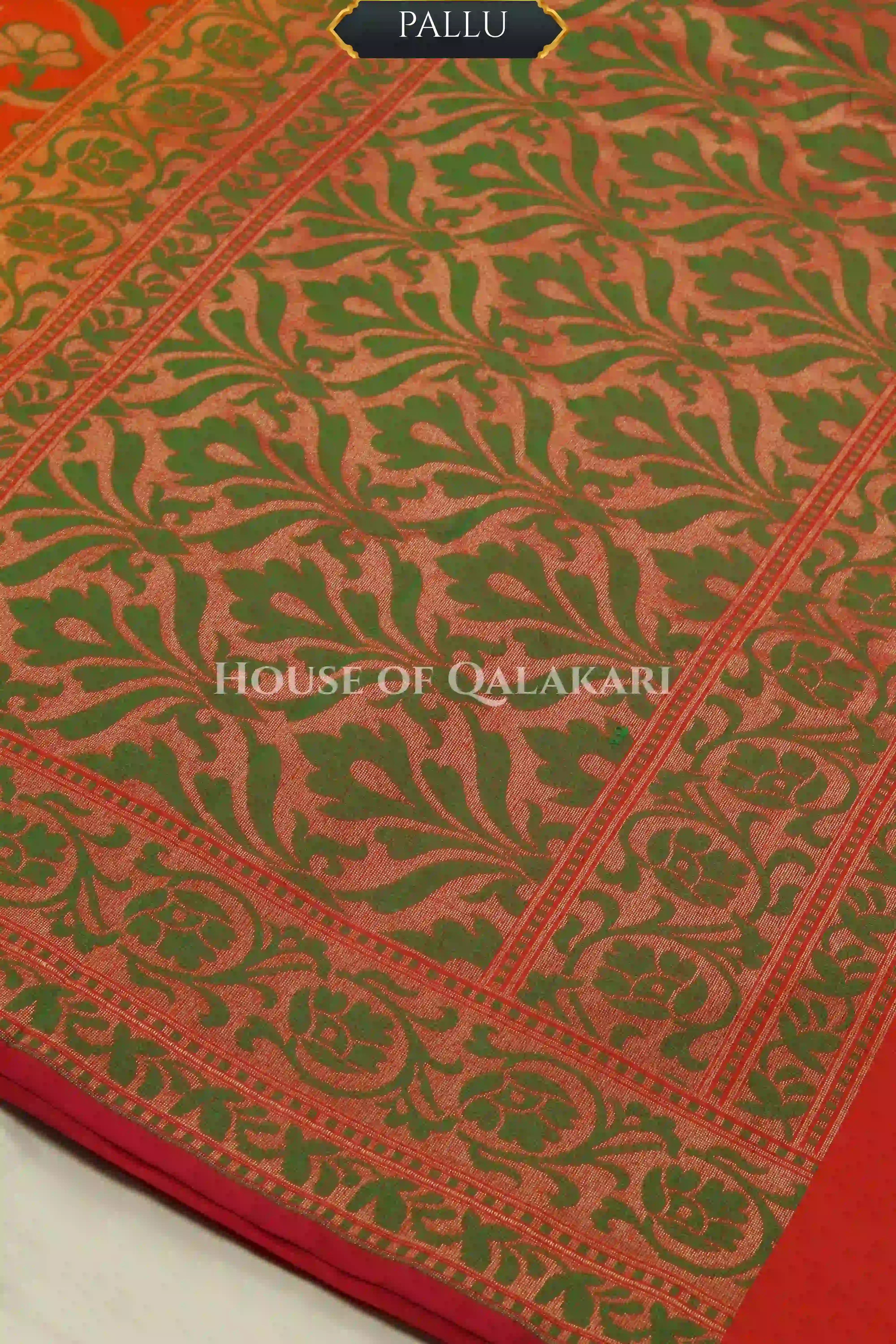 Georget Silk Saree pallu