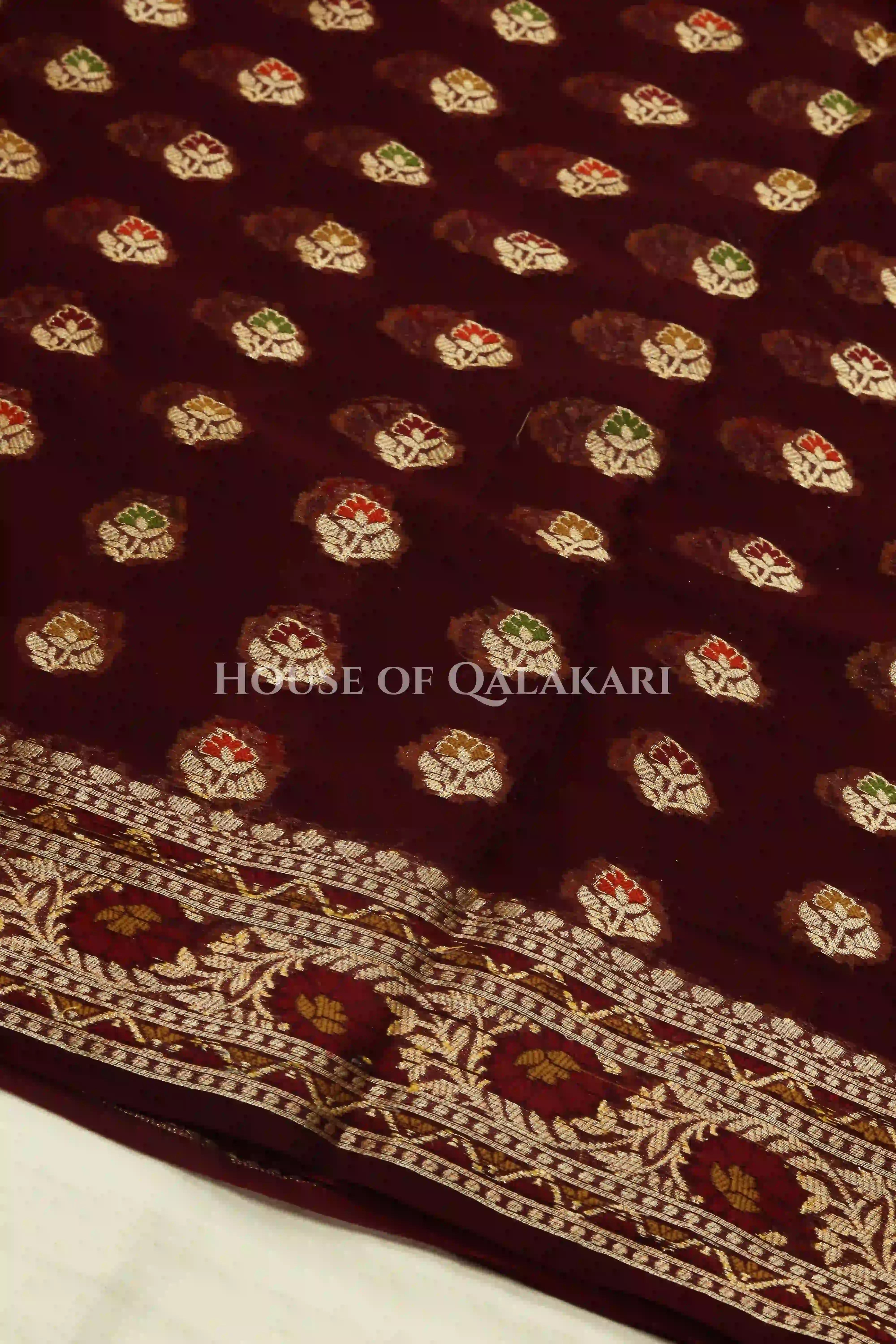 Khaddi Georget Silk Saree Body