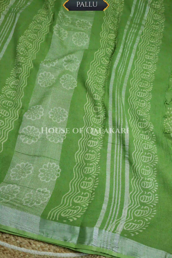 linen cotton saree 488 pallu