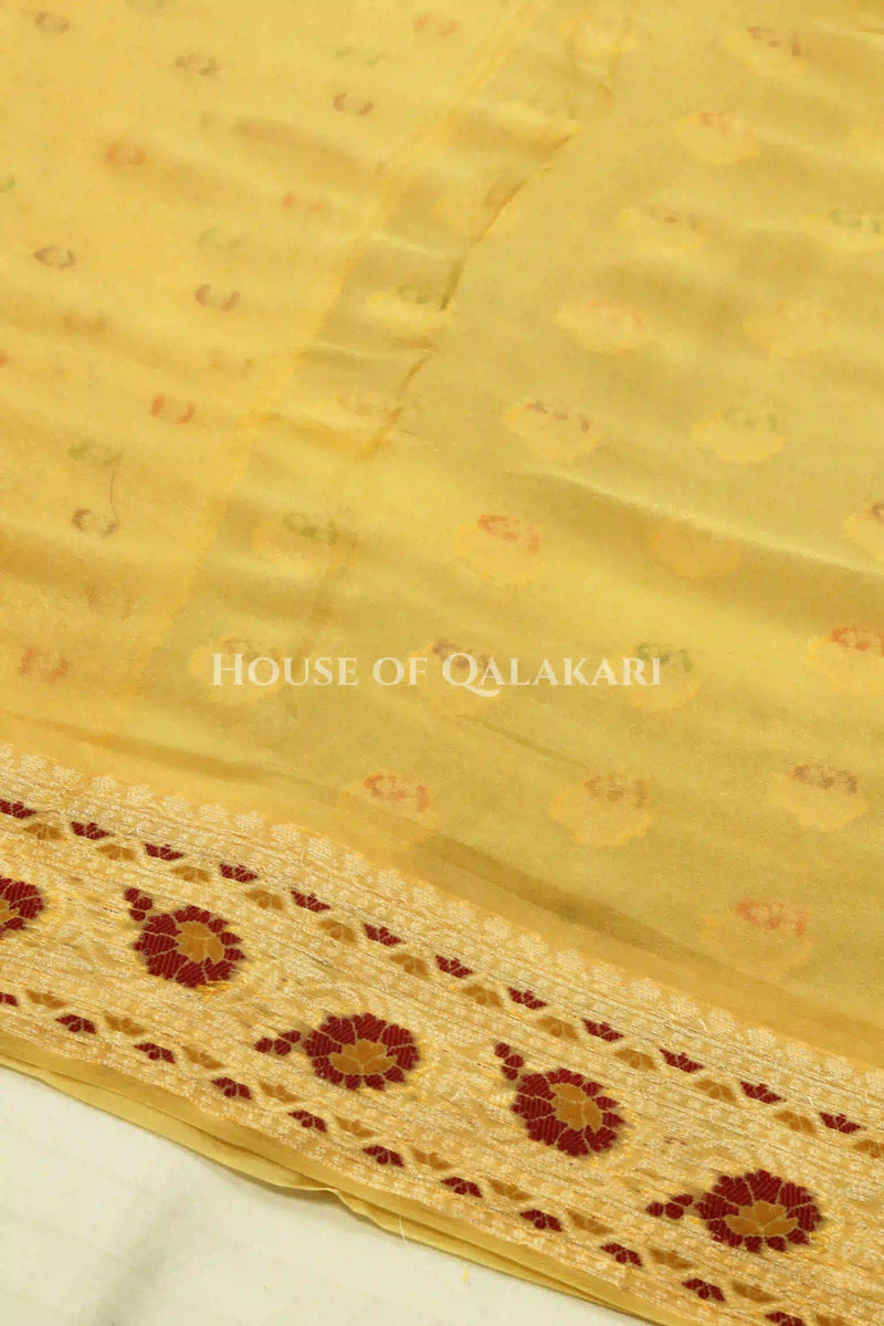Khaddi Georget Silk Saree Blouse
