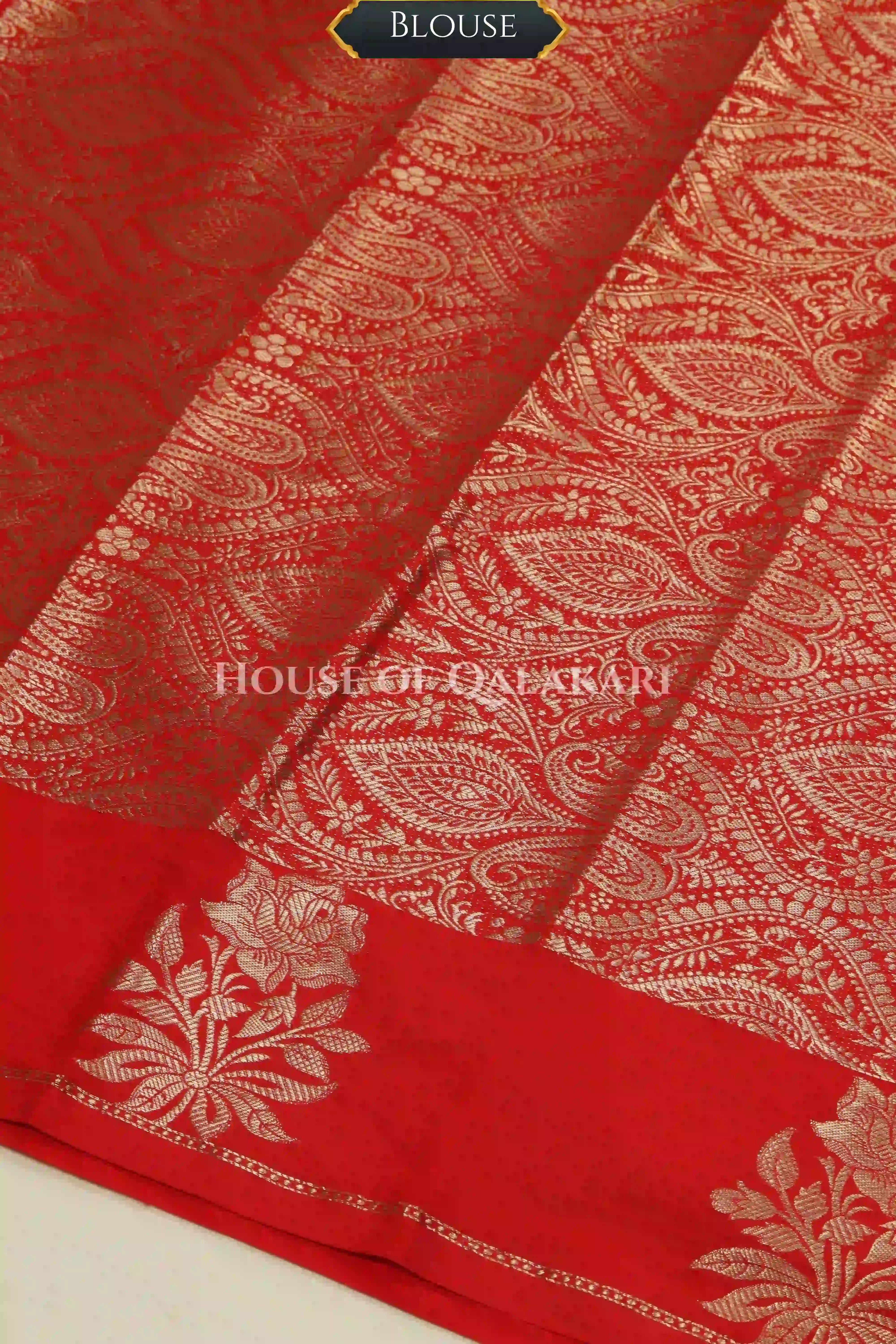 Mango Silk Saree blouse