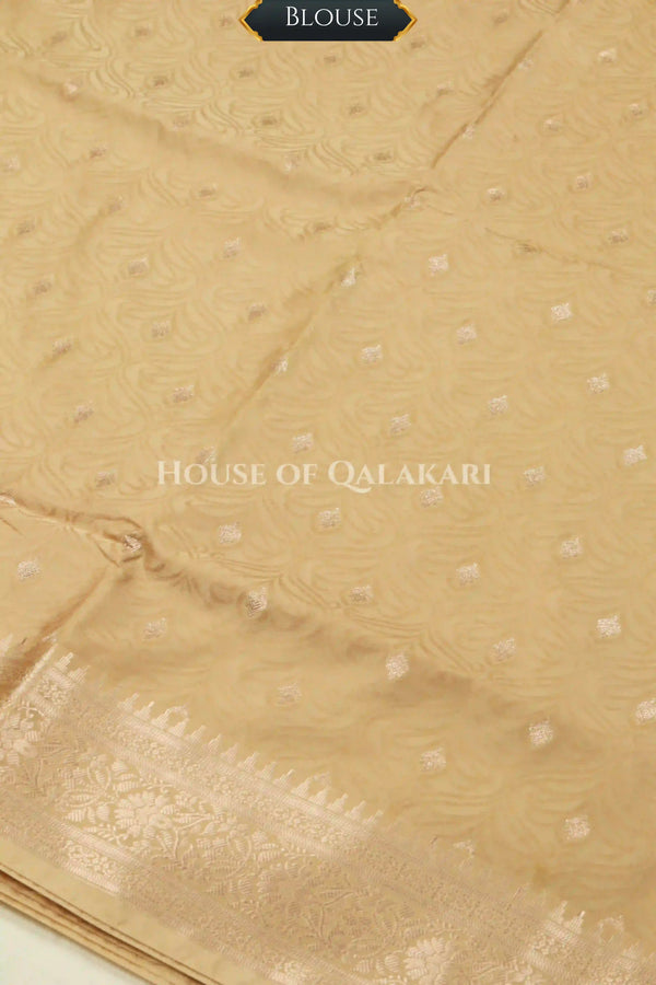 Mushroom silk Saree blouse