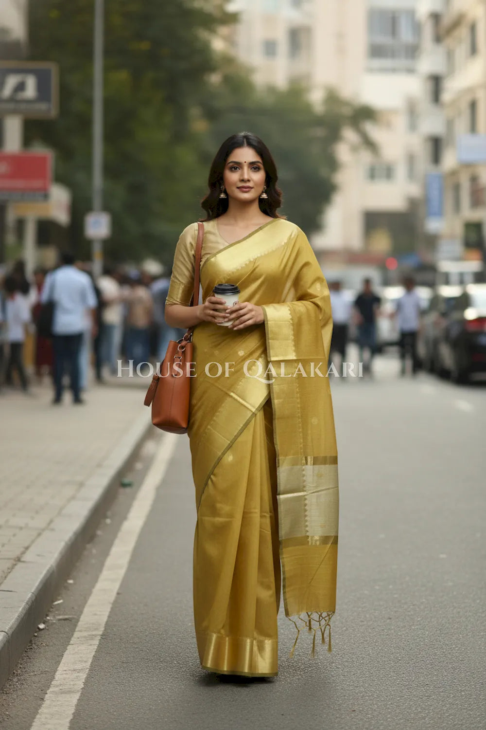 cotton saree 0349 outdoor pose