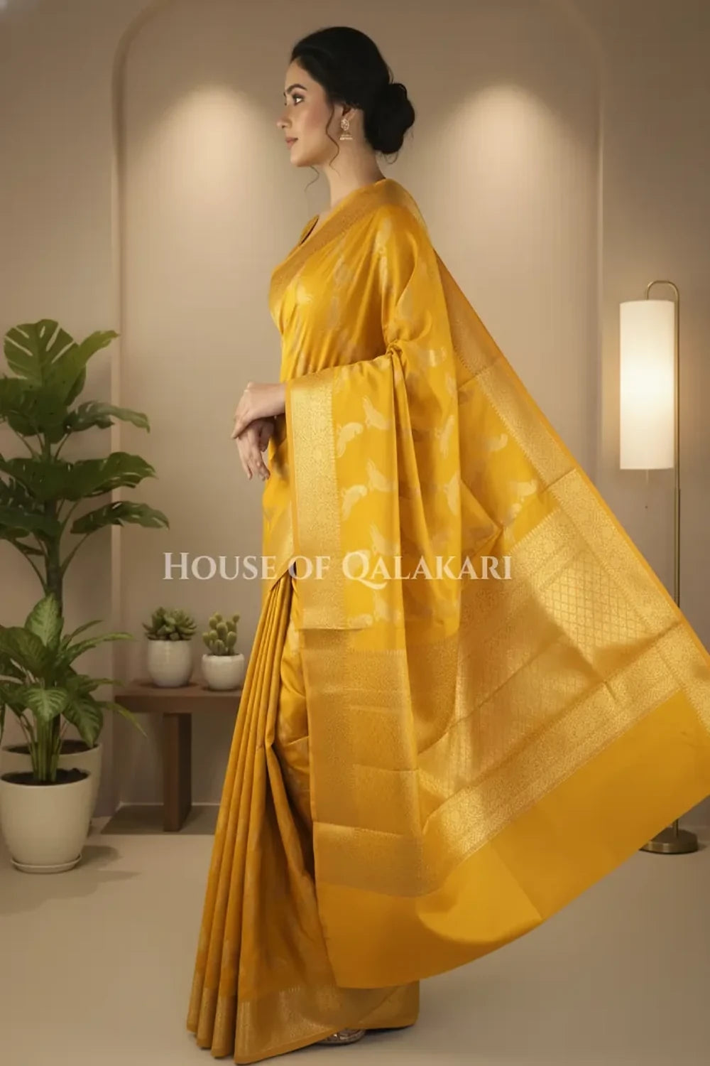 Silk Saree side pose