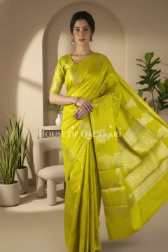 Mango Silk Saree front pose