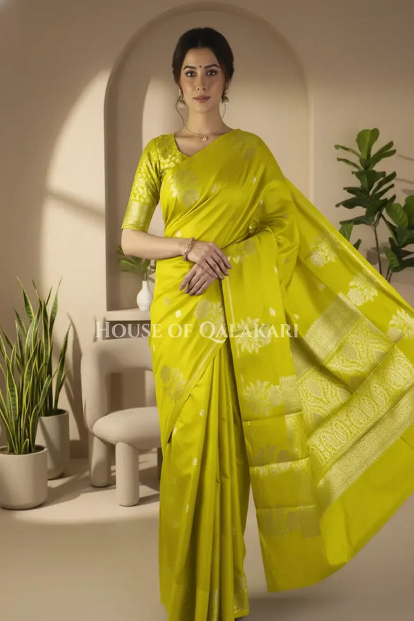 Mango Silk Saree front pose