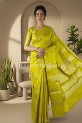 Mango Silk Saree front pose