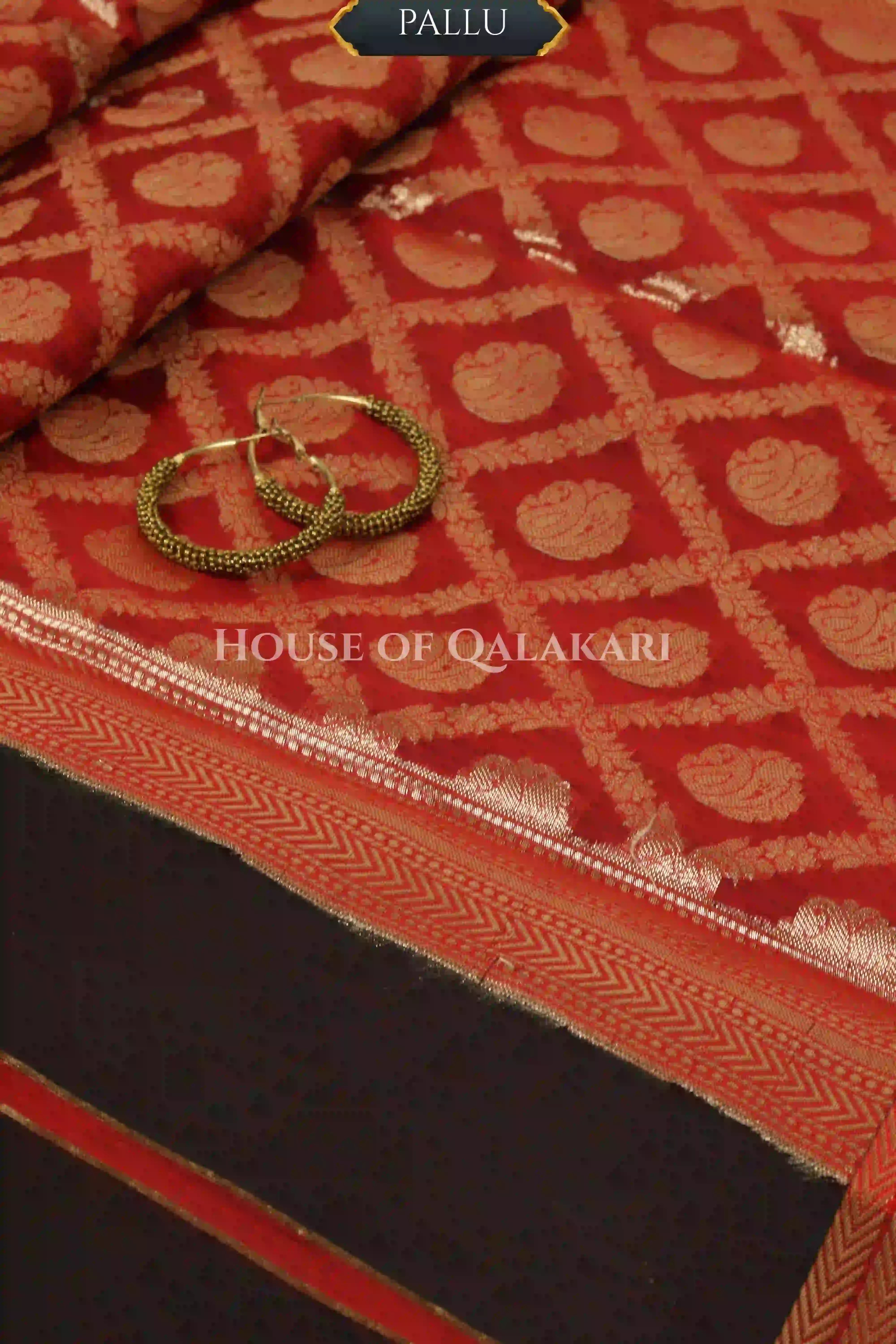chanderi cotton saree pallu