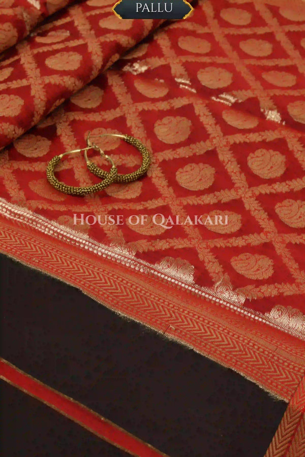 chanderi cotton saree pallu