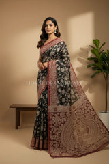 kota cotton kalamkari saree 0451 front pose