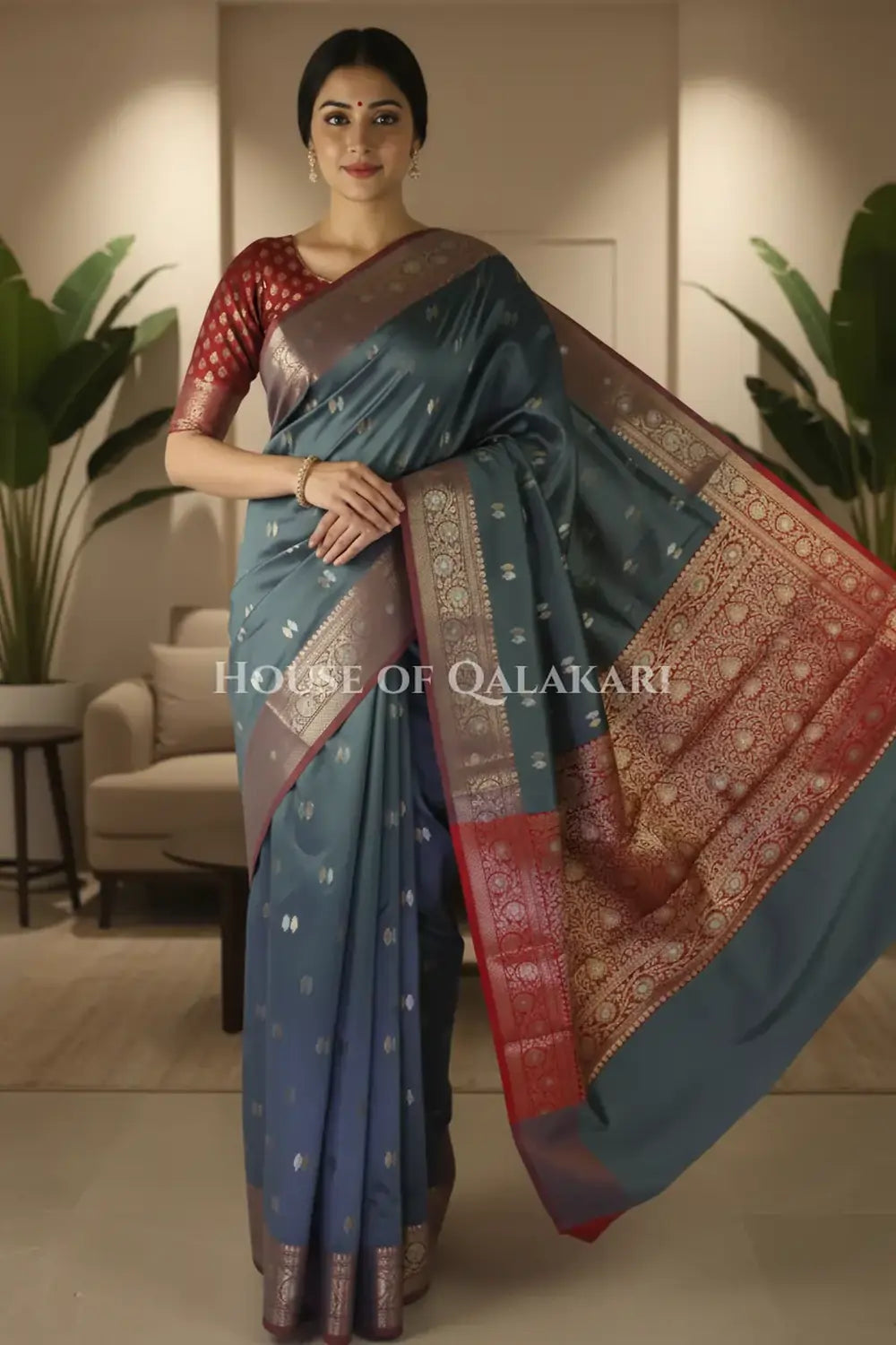 Silk Saree front pose