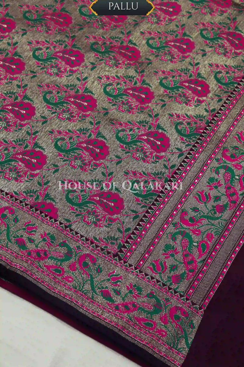 Satan Silk Saree pallu