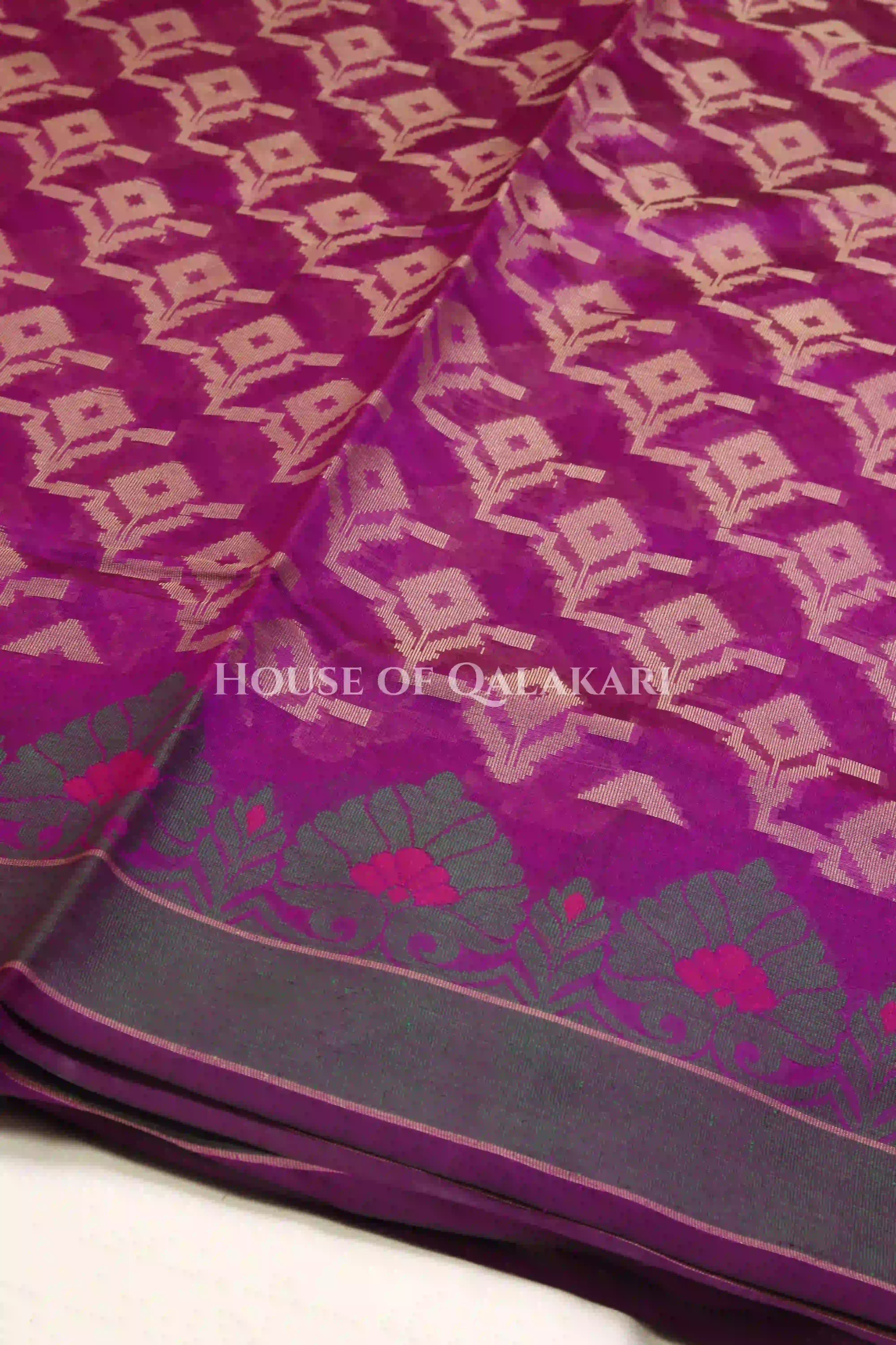 mulmul cotton patola saree body