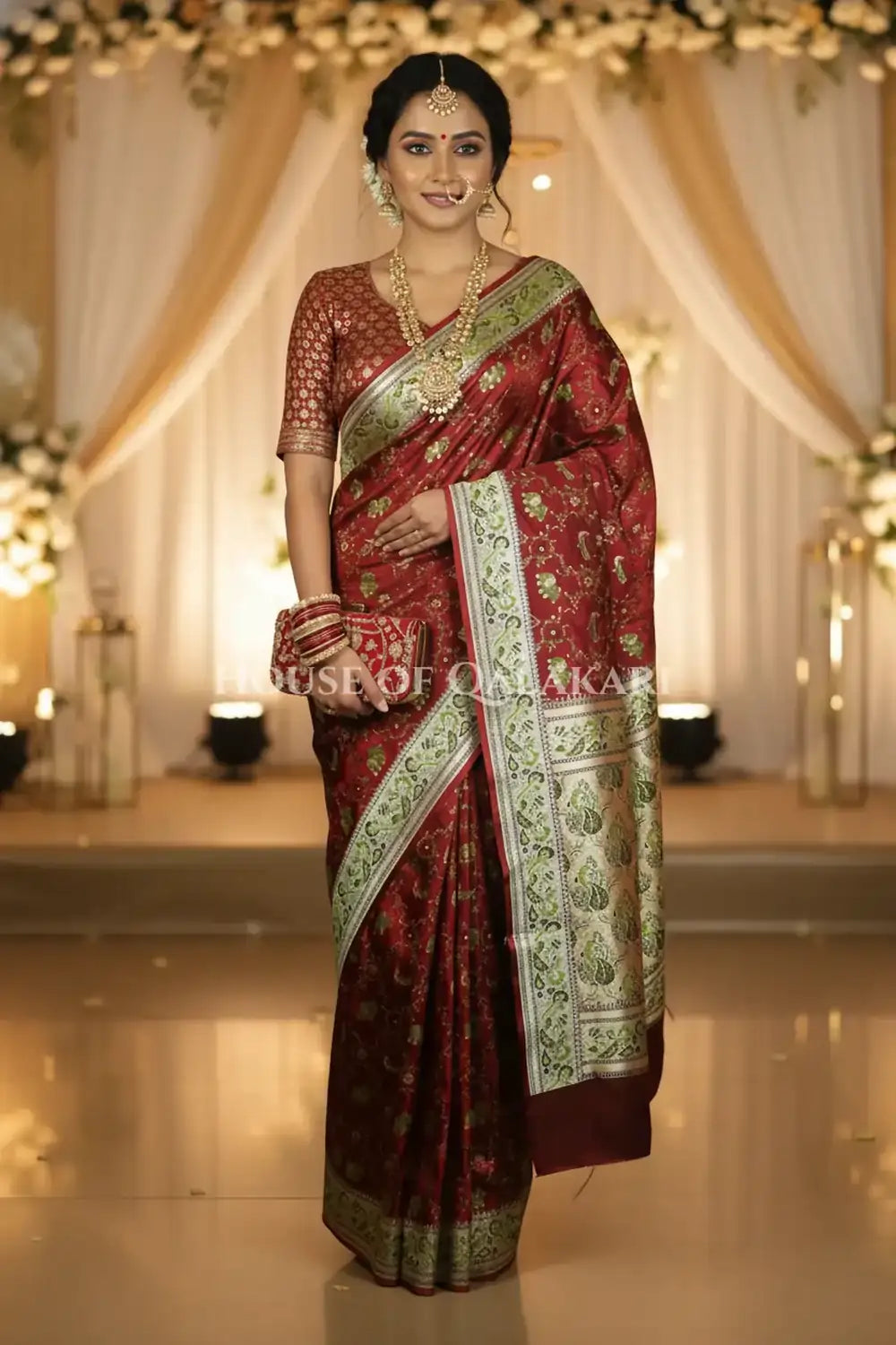 Satan Silk Saree bridal