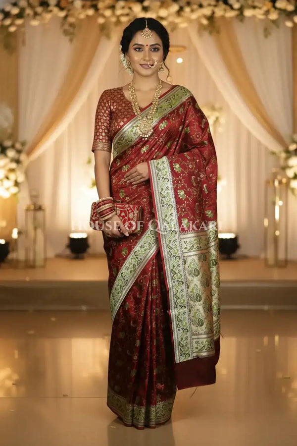 Satan Silk Saree bridal