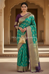 georget silk saree wedding pose