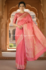 pure silk saree front pose