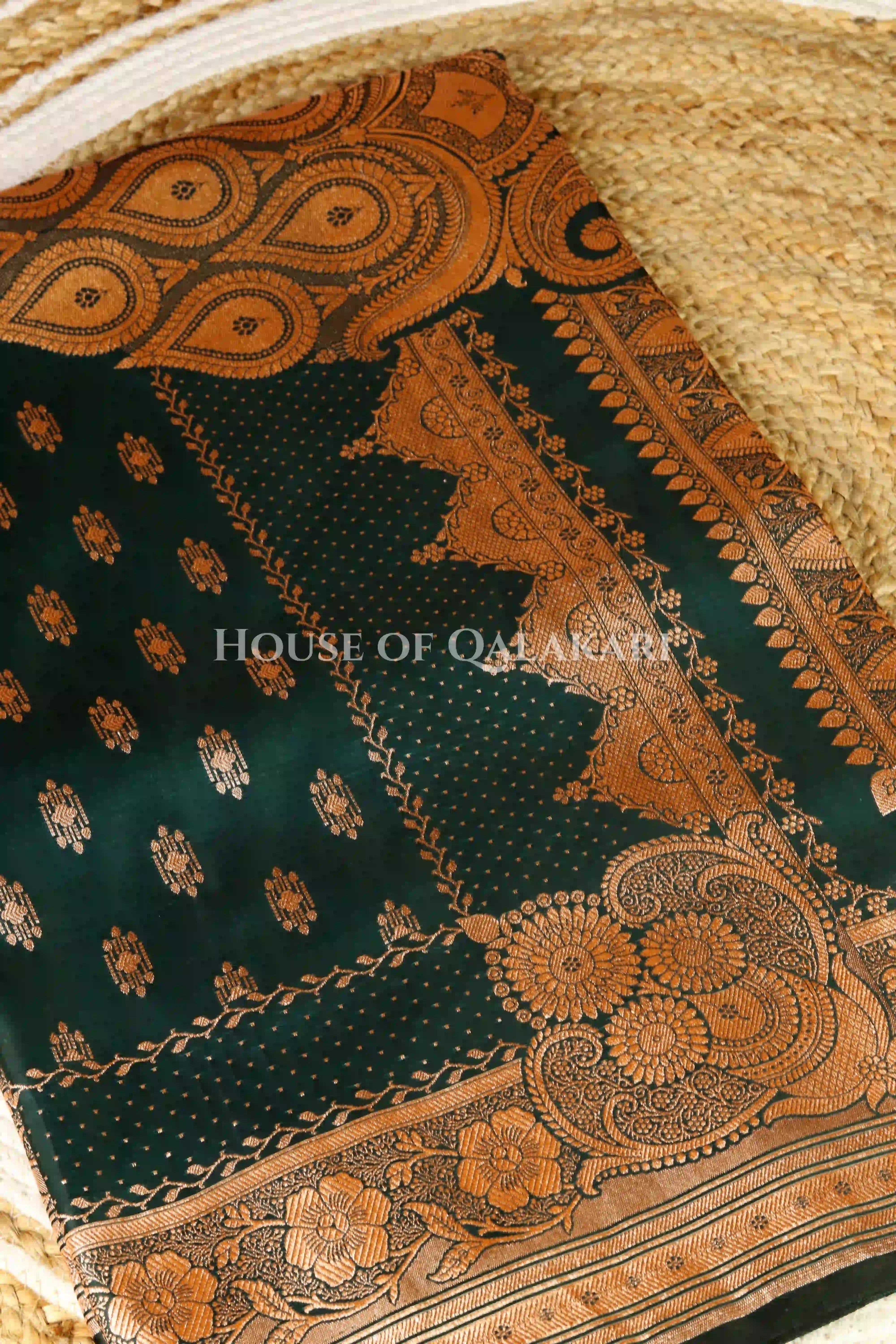 Double Katan Silk Saree product