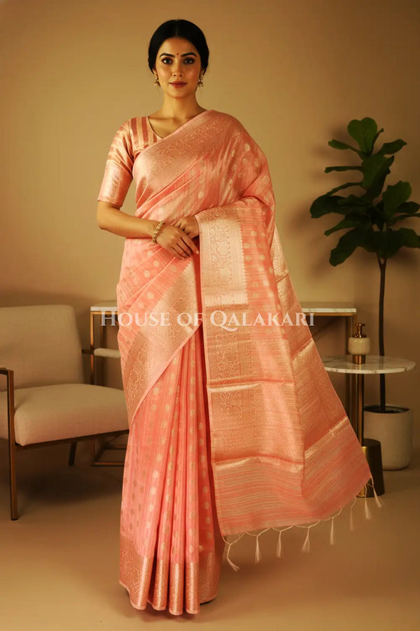 cotton saree front pose