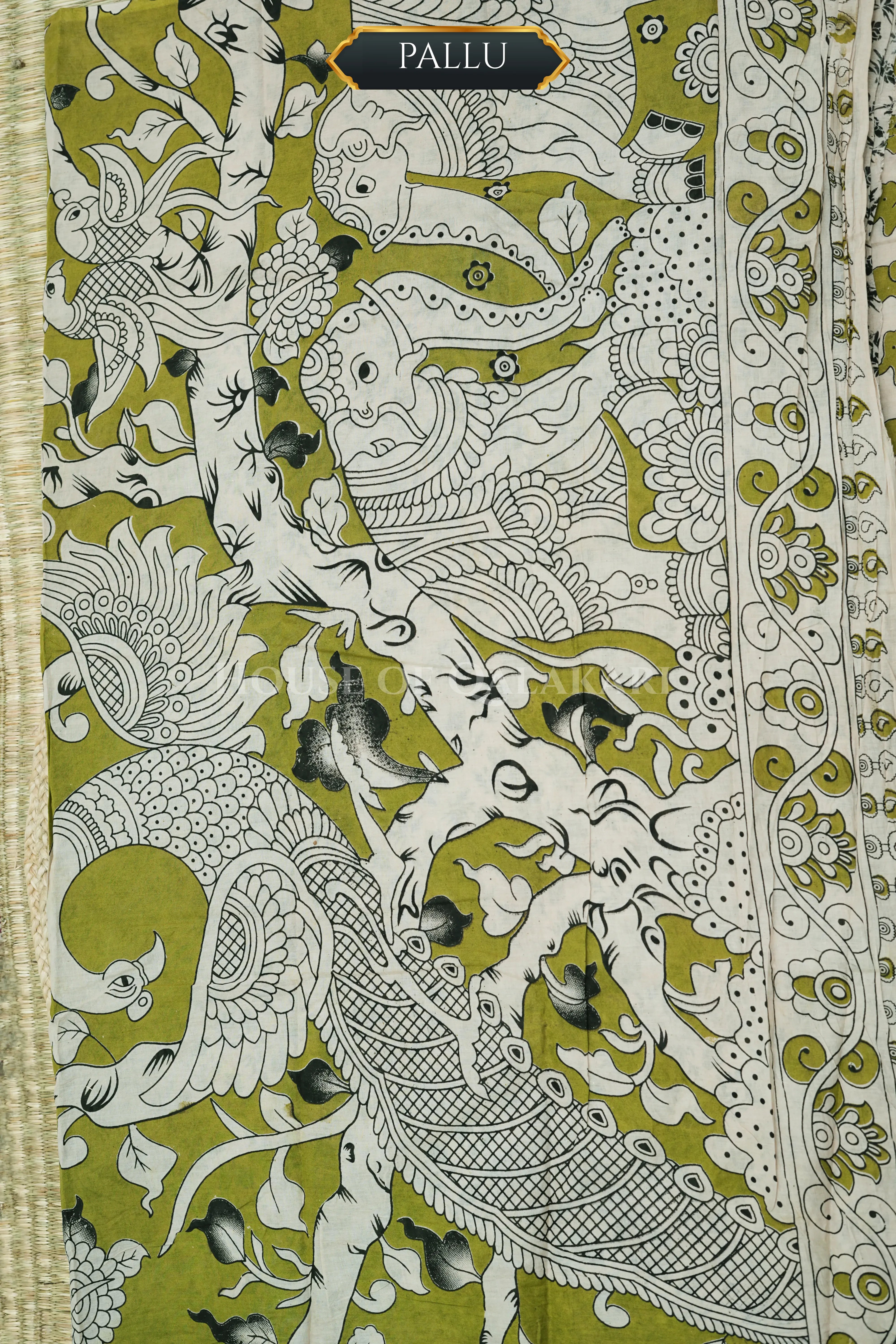 cotton kalamkari saree 0460 pallu