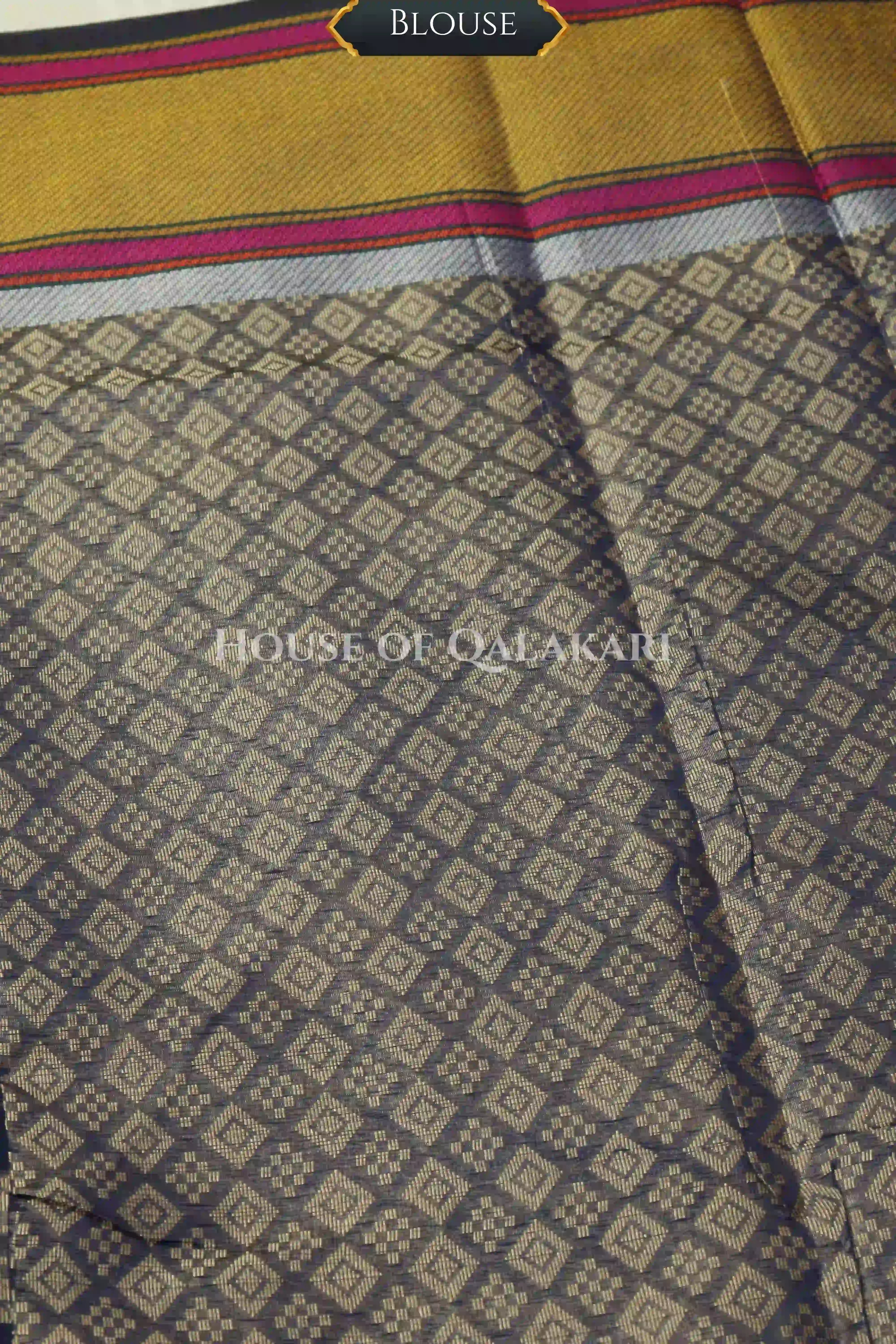 Mulmul cotton patola Saree blouse