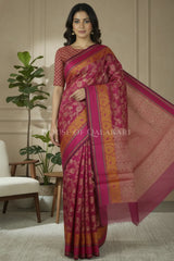 mulmul cotton patola saree 0415 front pose