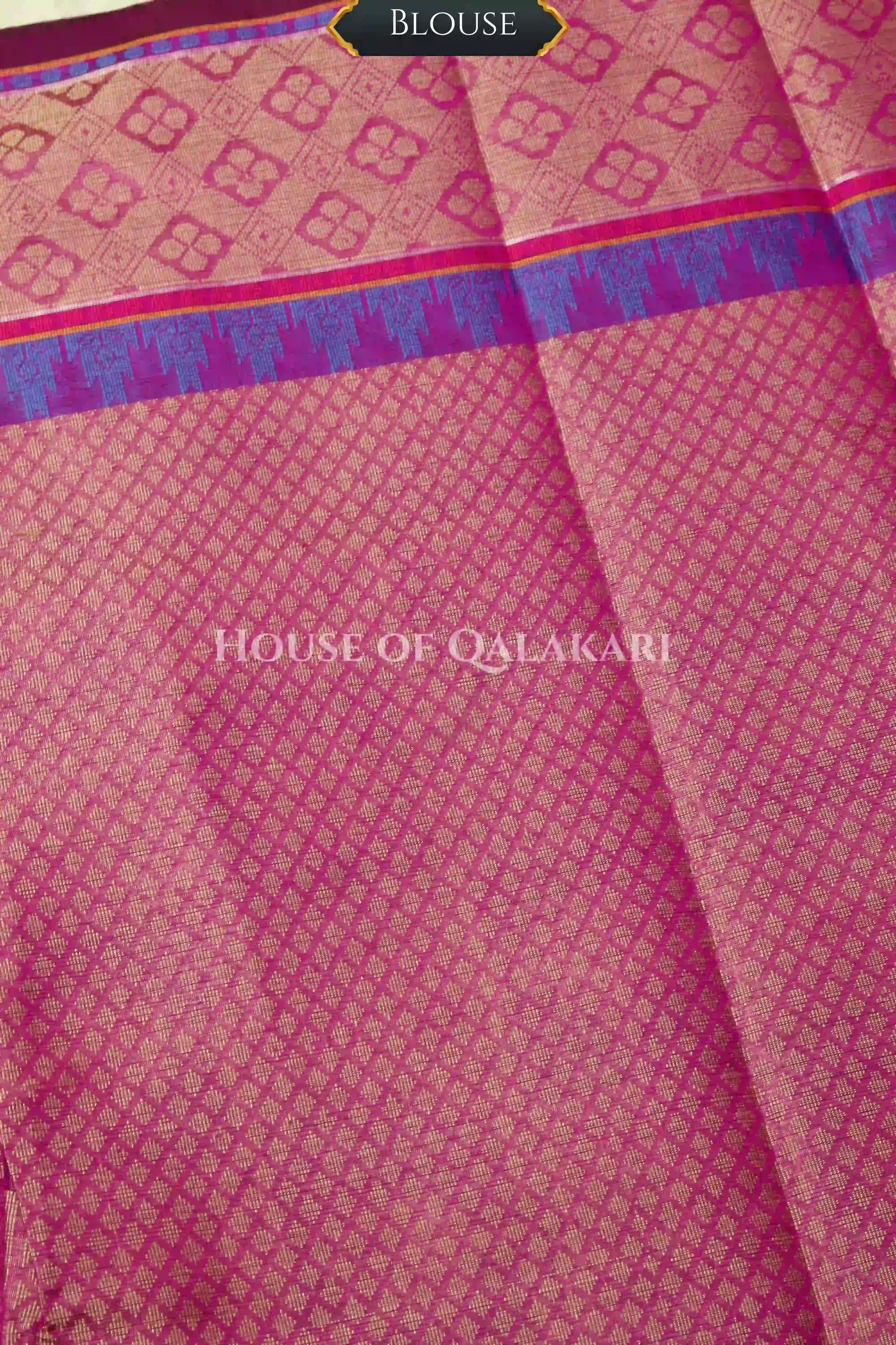 Mulmul cotton patola Saree blouse