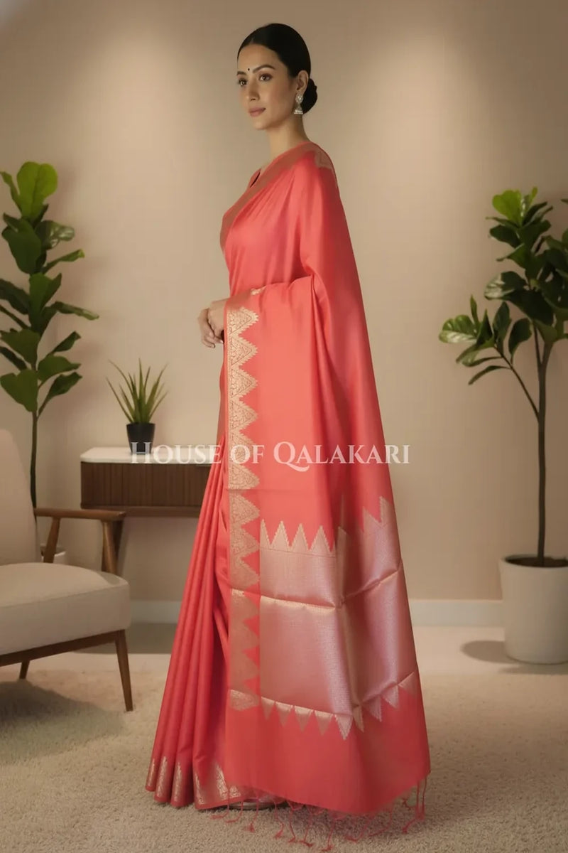 Silk Saree side pose