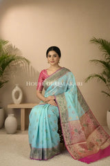 Cotton Saree sitting pose