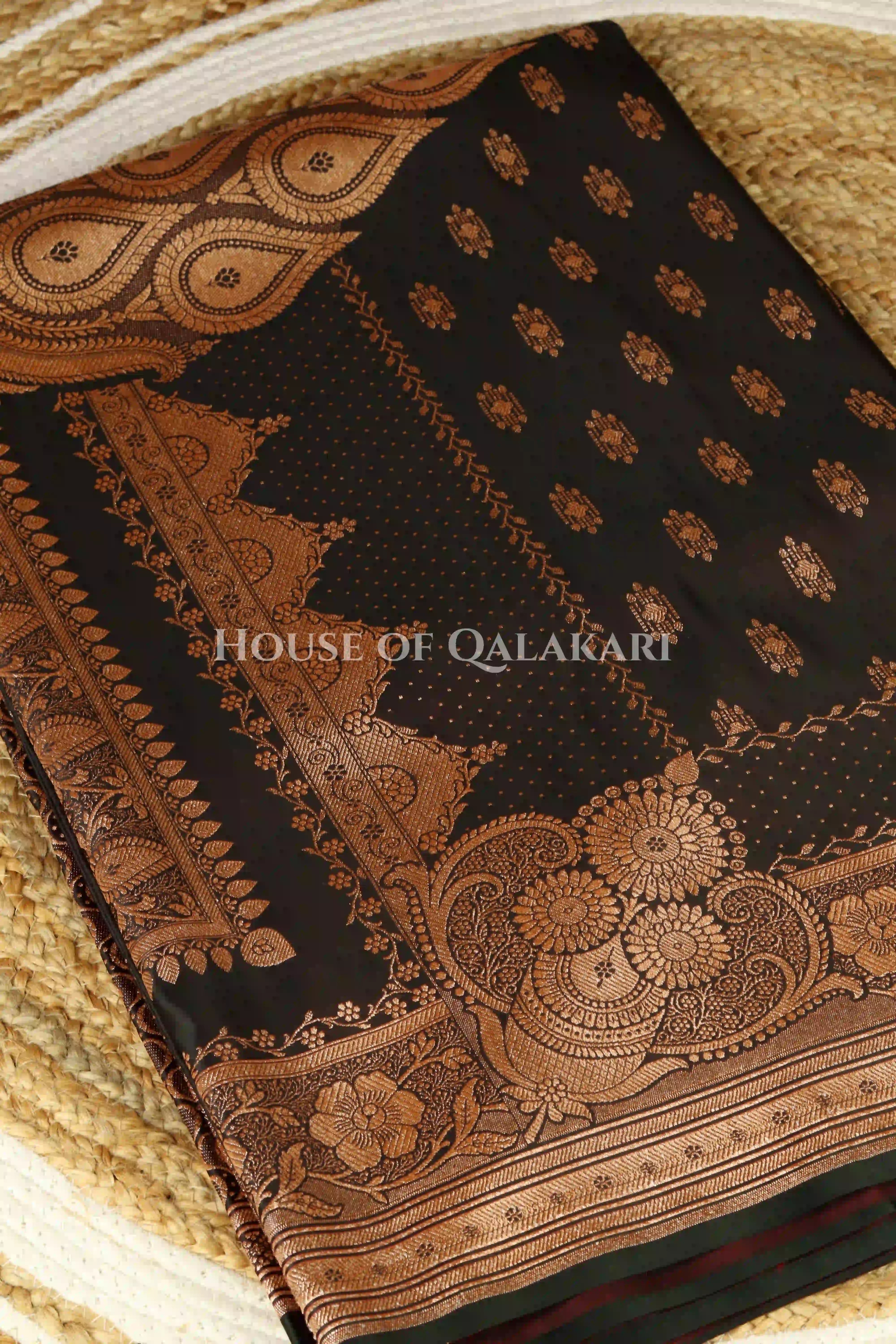 Double Katan Silk Saree product