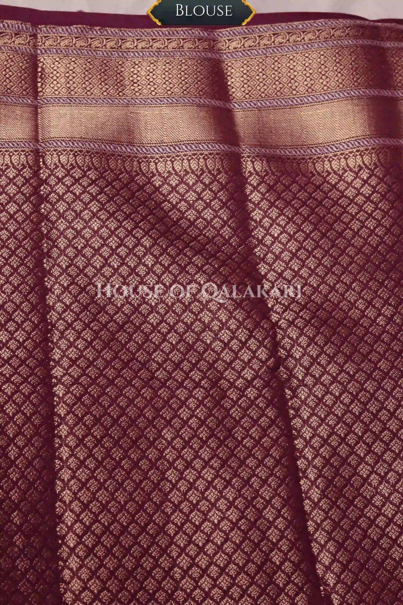 chiniya pure silk saree pallu