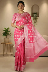 Cotton Saree front pose