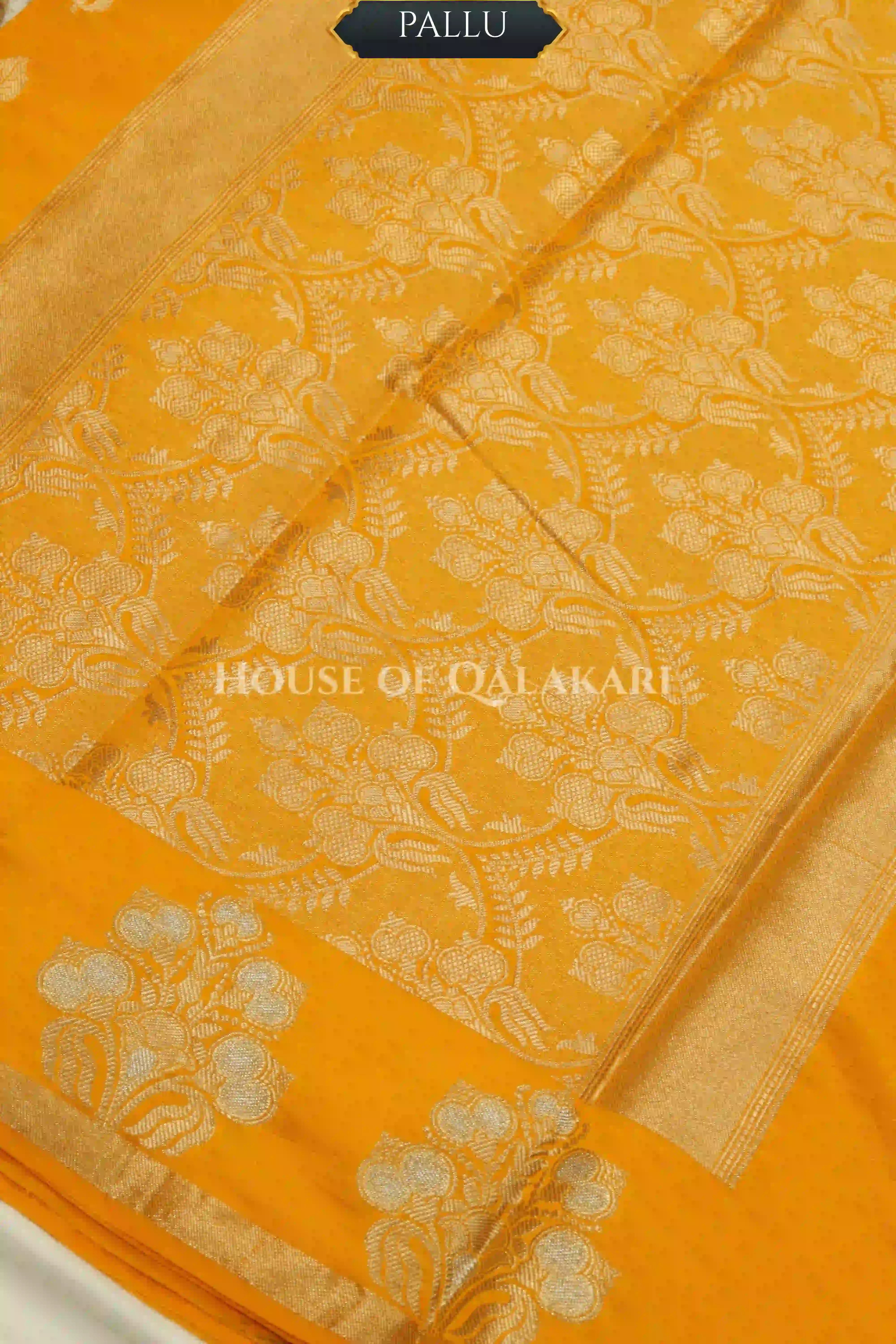 Monga Silk Saree pallu