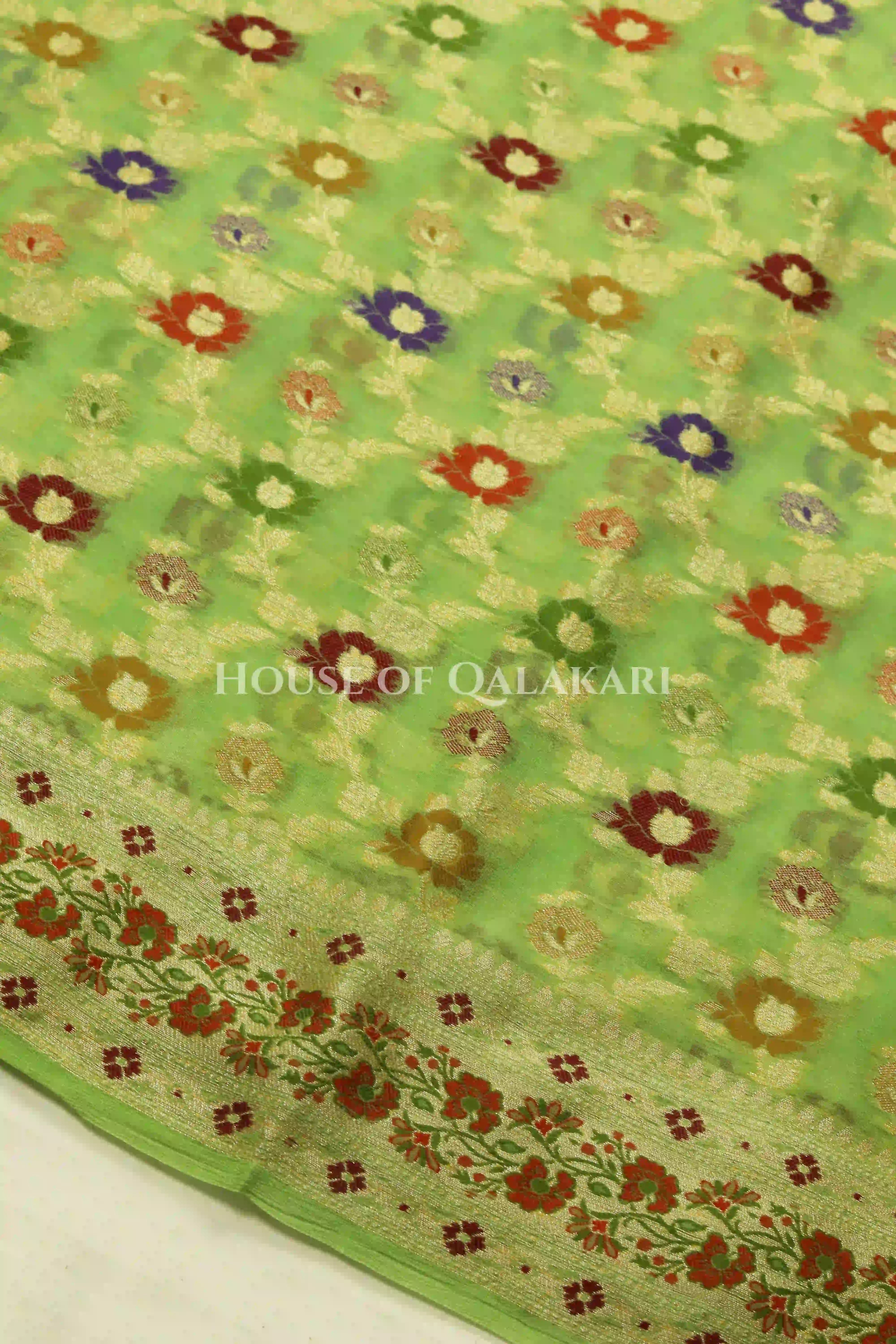 Khaddi Georget Silk Saree Body