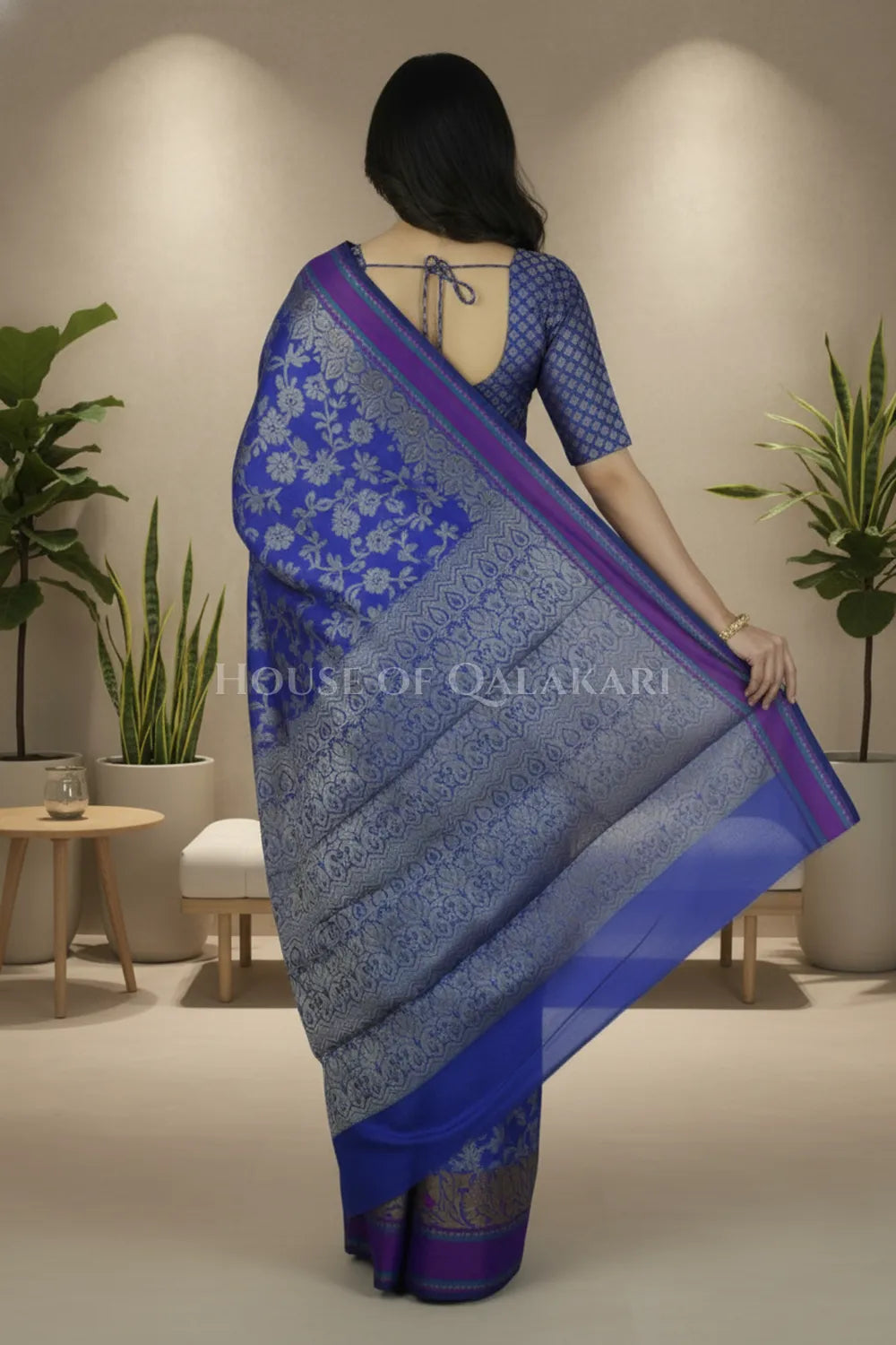 mulmul cotton patola saree 0417 back pose